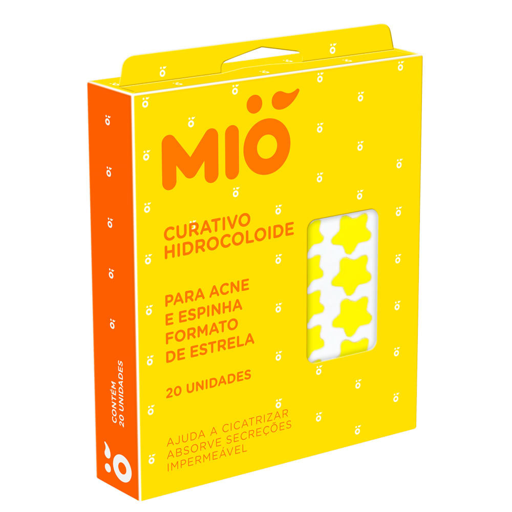Curativo Hidrocoloide Mió para Acne e Espinha Formato Estrela 20 Unidades em Oferta na Shopee