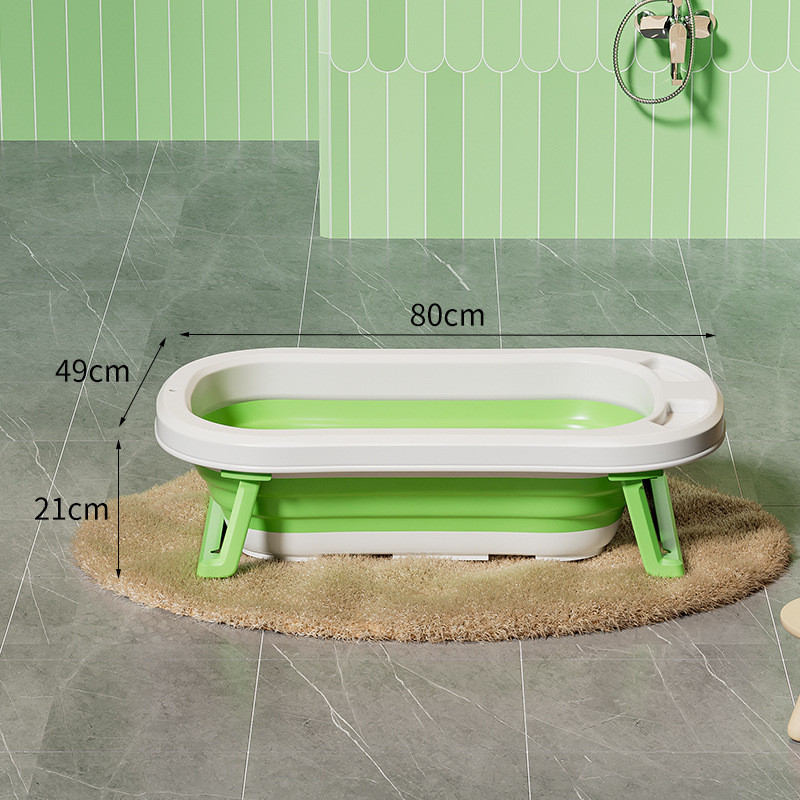 Banheira para bebês, banheira dobrável para bebês, banheira de tamanho pequeno, banheira inteligente com sensor de tempe