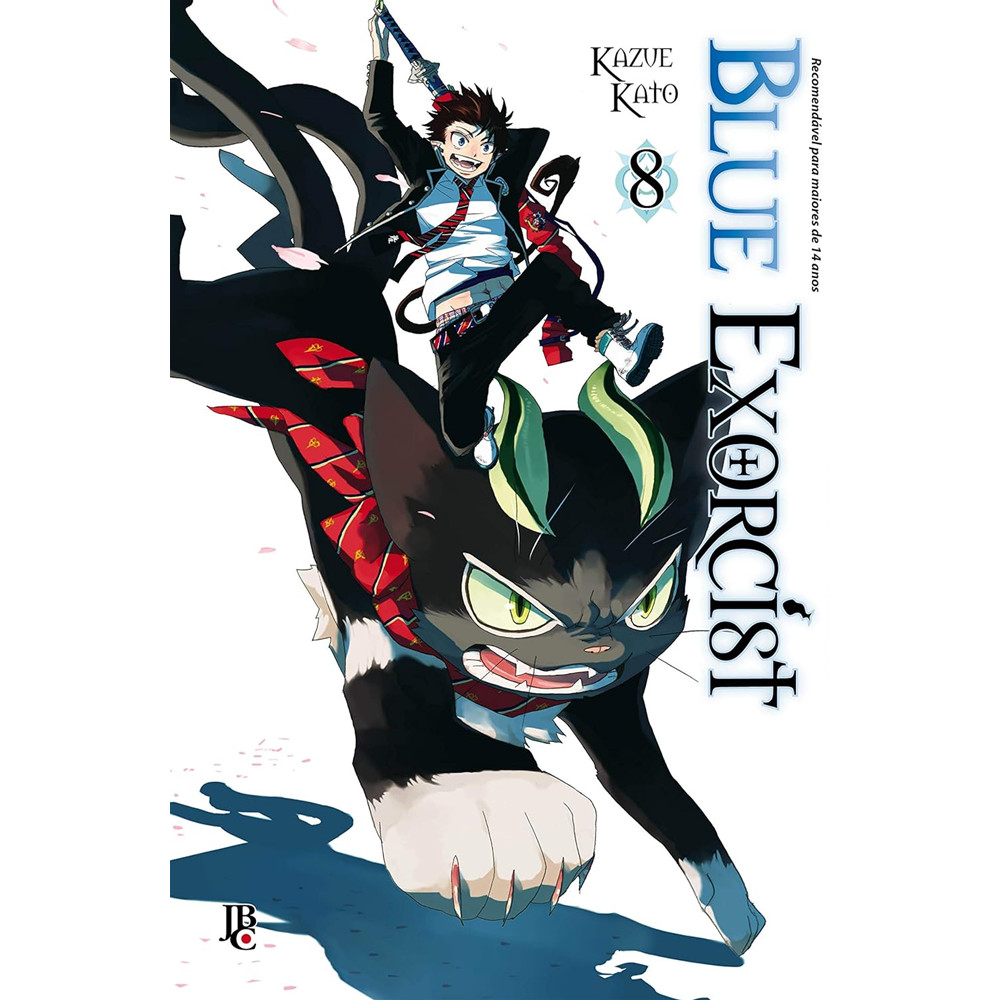 Capa do livro Mangá - Blue exorcist Vol. 08 - por Kazue Katô - Editora JBC