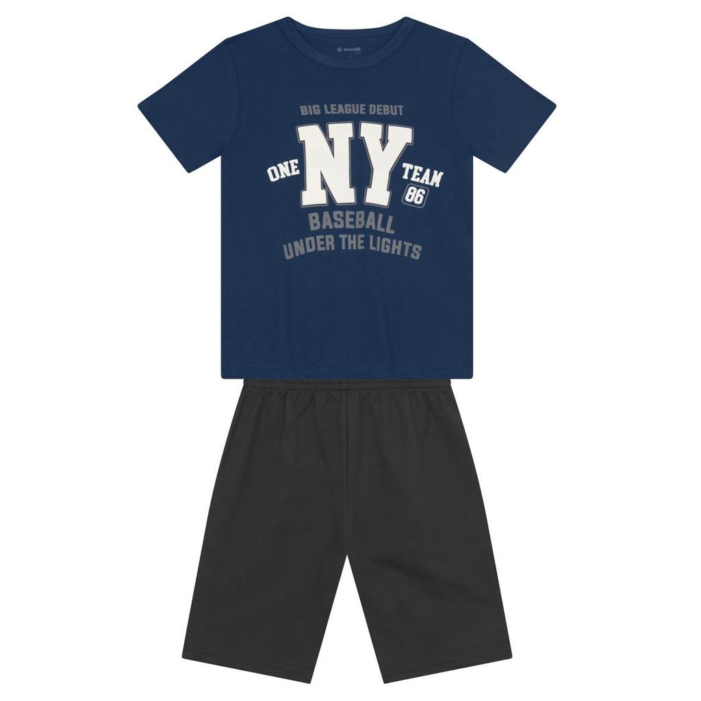 Conjunto infantil menino de beisebol Brandili