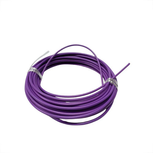 Kit 20mts Conduíte Roxo Bicicleta Espiral Teflon Freio Rolo Violeta-escuro