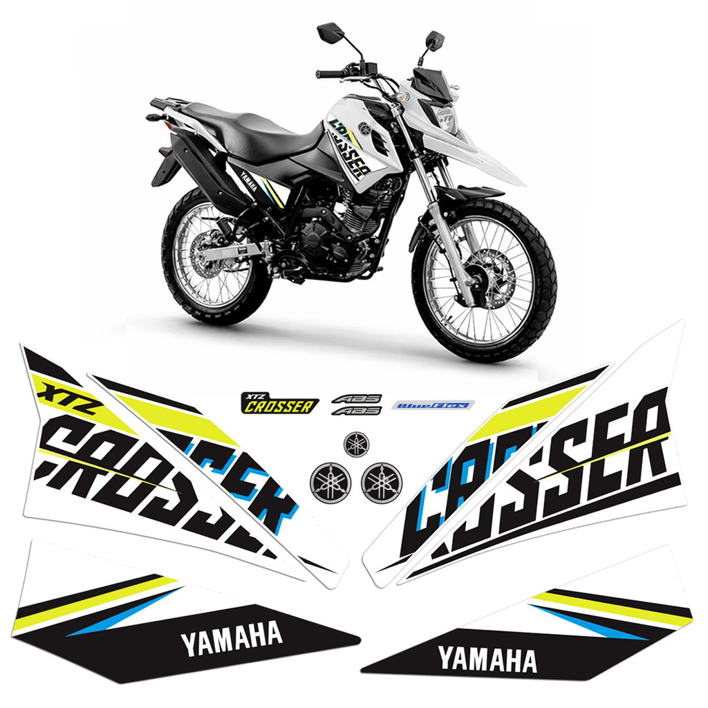 Adesivos Para Yamaha Crosser Xtz 150 2019/2020 Moto Branca