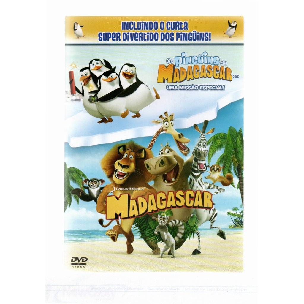 Dvd Os Pinguins De Madagascar Em Uma Missão Especial