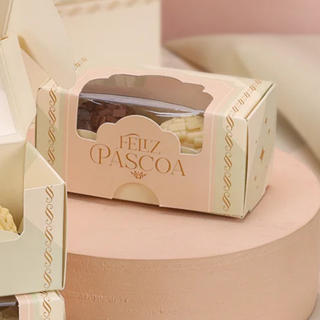 30 CAIXAS P/ 2 DOCES PÁSCOA EMBALAGEM RECORDAR 5473 ( PASCOA JANGO 2026 )