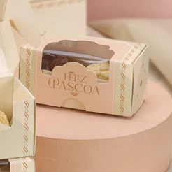30 CAIXAS P/ 2 DOCES PÁSCOA EMBALAGEM RECORDAR 5473 ( PASCOA JANGO 2026 )
