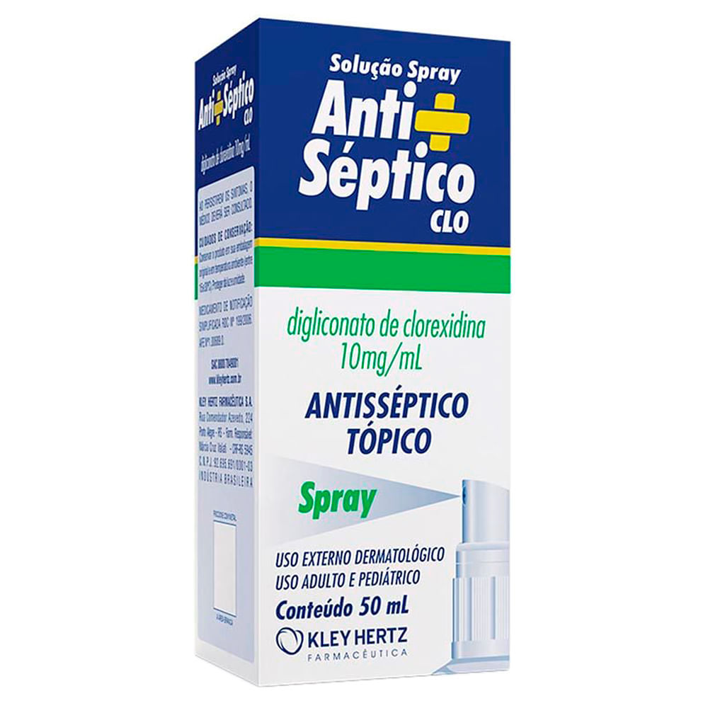 Antisséptico CLO Spray Tópico com 50ml em Oferta na Shopee