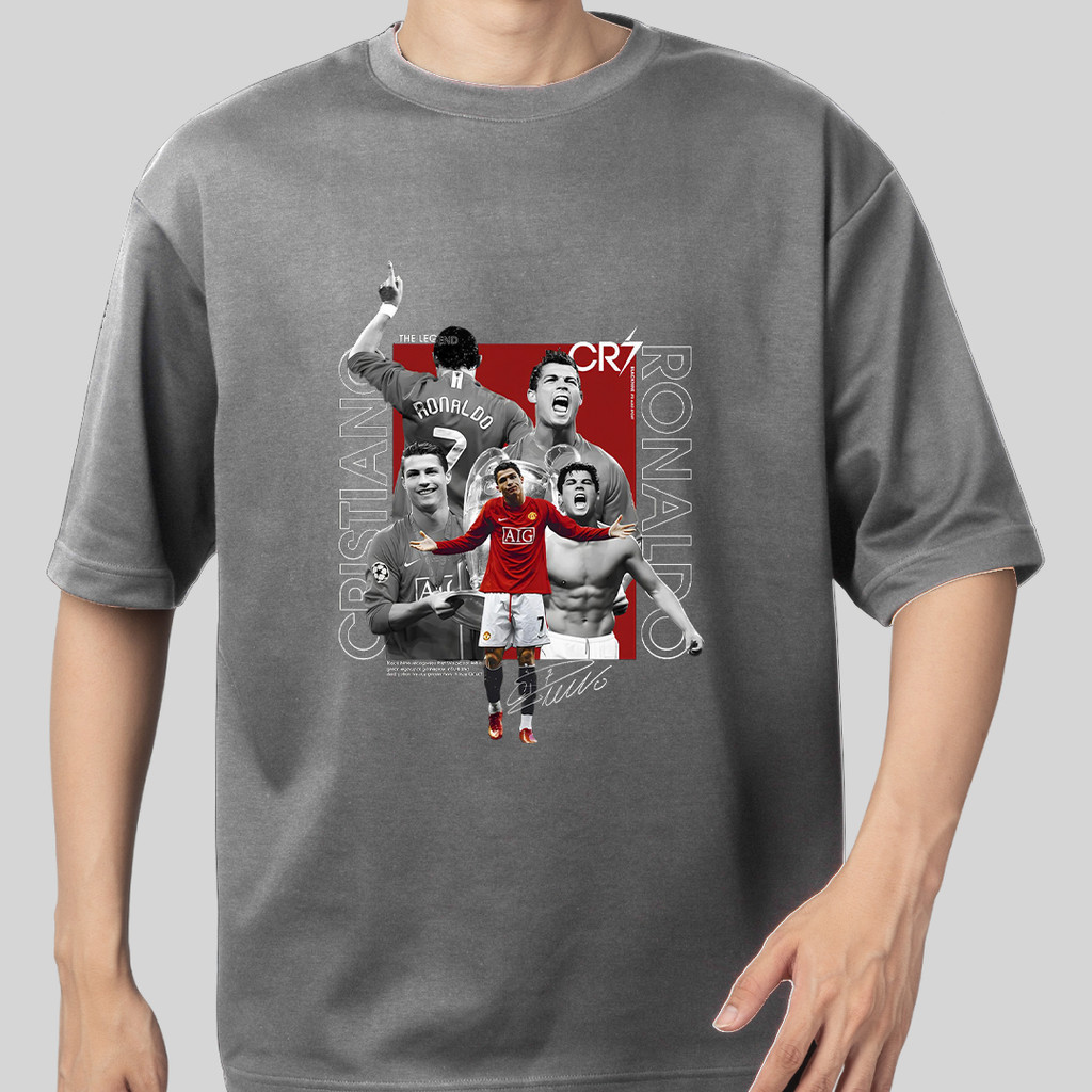 Camiseta Cristiano Ronaldo Cr7 Estampada Bootleg Unissex 100% Algodão Top Premium Streetwear Lançamento Varias Cores !!