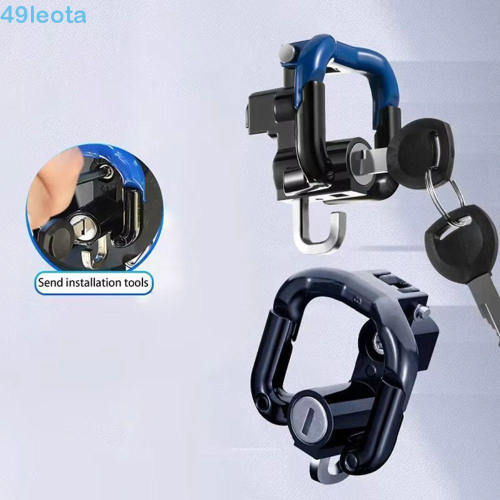 LEOTA Gancho Para Capacete De Motocicleta , Trava De Segurança , Suporte Duplo Antifurto