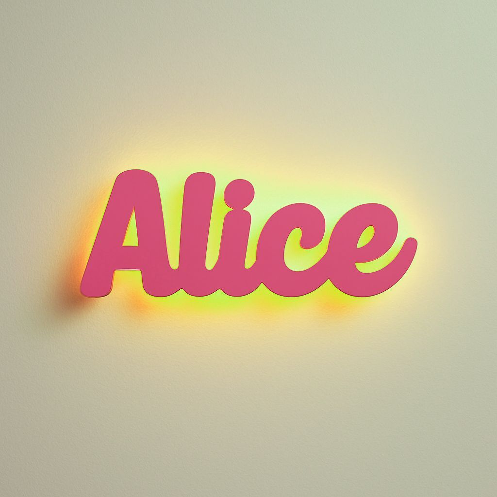 Nomes Quarto Criança Personalizado Com Led - Escolha Seu Nome e Cor