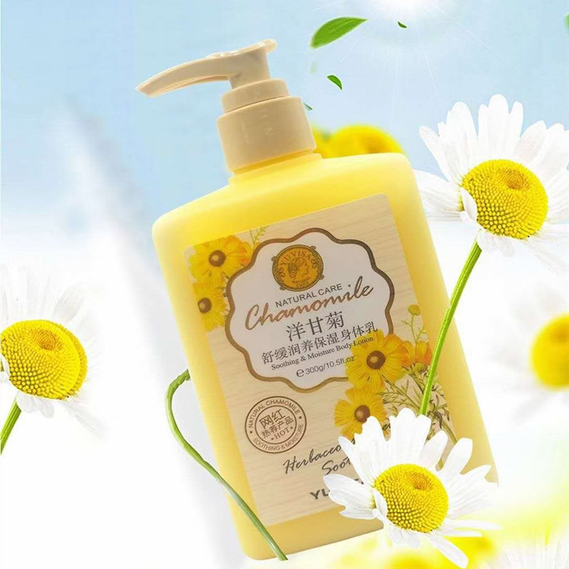 Yuwei Sha Camomila Calmante Hidratante Loção Corporal Hidratante Feminina Loção Corporal Fragrância Masculina Hidratante