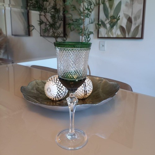 Taça de Água em Cristal Lapidação 65 Strauss