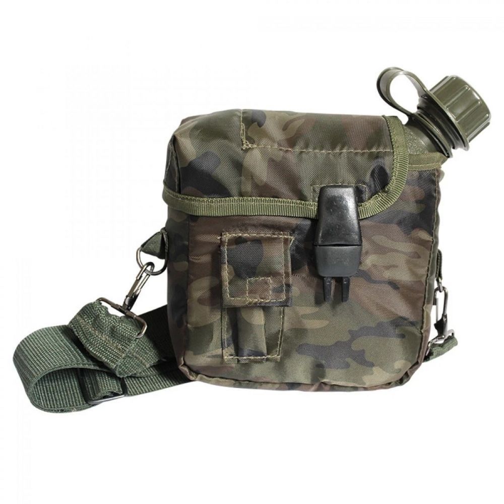 Cantil Ark 1.8 Litros Verde Militar Nautika para Camping Trilha e Pesca