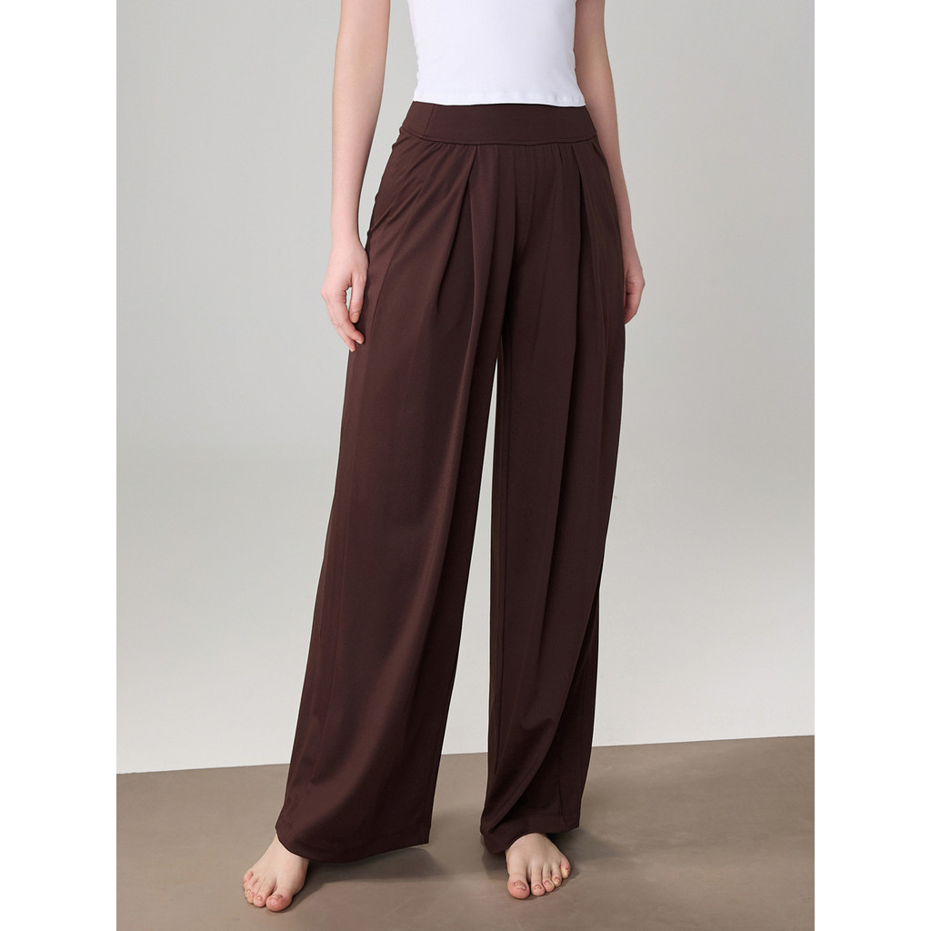 AD42016 cor desconto solto calças de Yoga de perna larga feminino lazer ao ar livre Fitness calças de perna reta Drape c