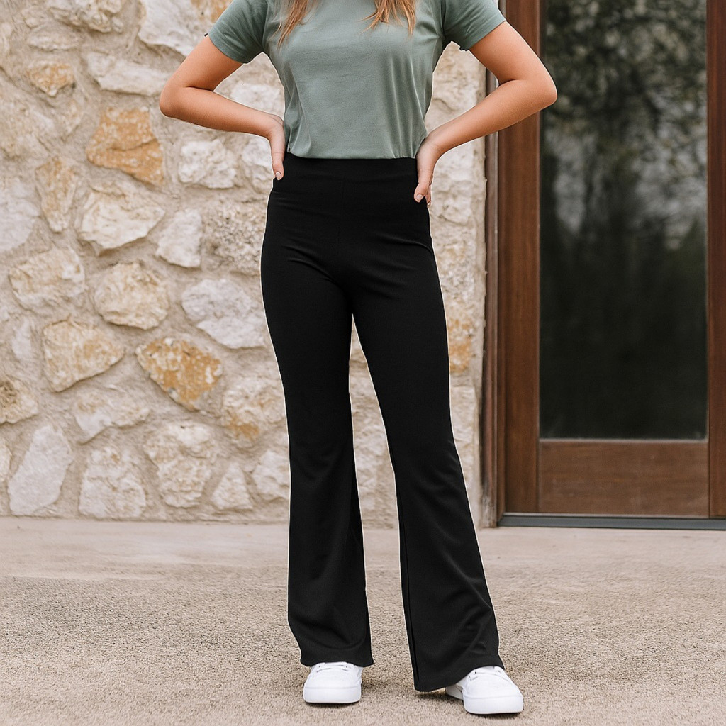 Calça Flare Juvenil Feminina Estilo e Elegância