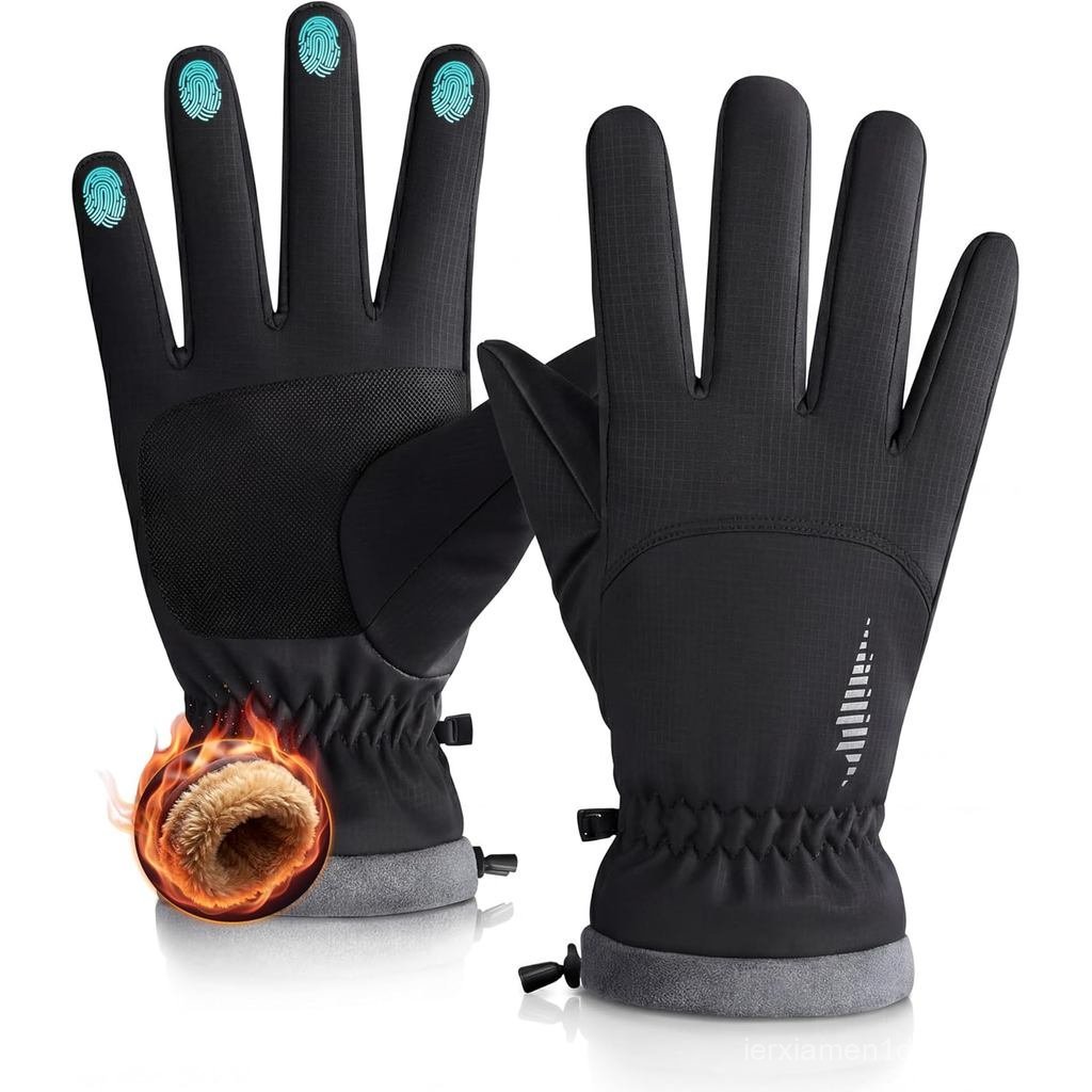 Luvas de Esqui Impermeáveis de Inverno Rivmount para Mulheres e Homens, Térmicas e à Prova de Vento para Clima Frio, com