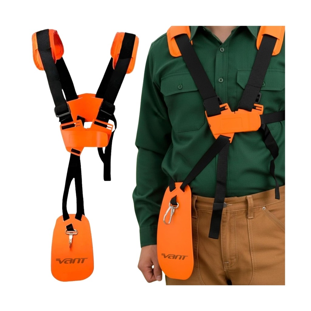Cinto Colete Duplo Para Roçadeira Stihl Husqvarna Toyama Nakasaki Alta Resistencia e Durabilidade