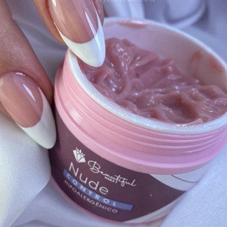 Gel Control Nude 14g - Beautiful Nails- gel para alongamento de unhas, molde f1, gel construtor. em Oferta na Shopee