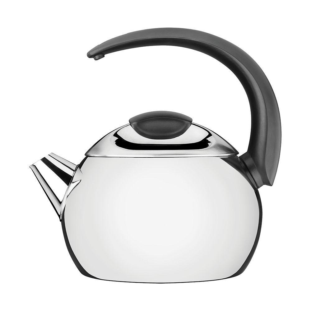 Chaleira Tramontina 2,2 Litros, em Aço Inox - 61482/183 em Oferta na Shopee