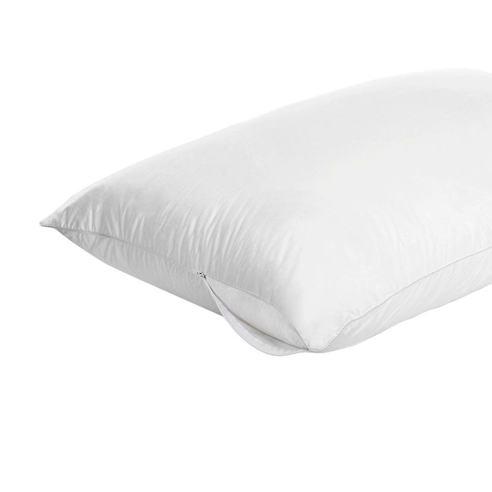 Capa para Fronha de Travesseiro Impermeável Vida Pratika Branco em Oferta na Shopee