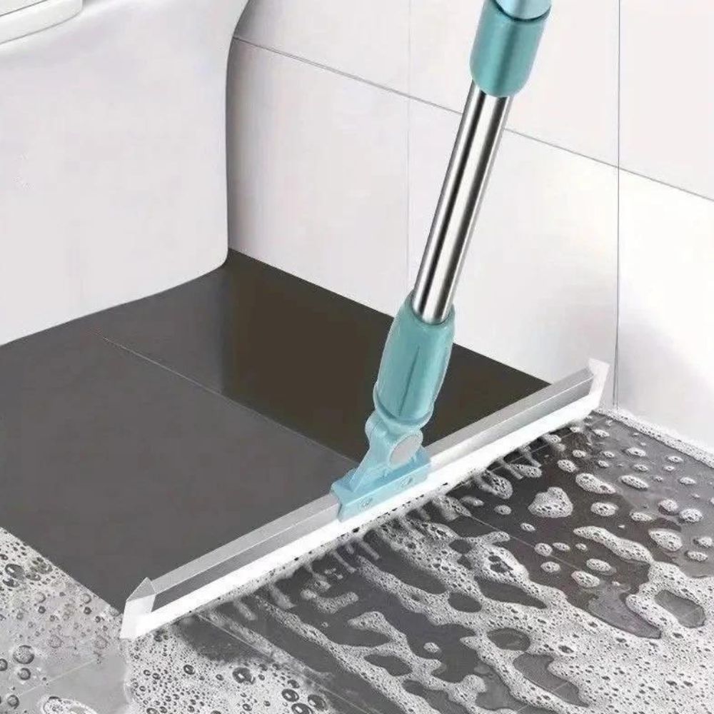 Rodo Limpador De Silicone Mágico multi-Funcional Varredor Molhado E Seco De Uso Duplo/Vassoura 1 m