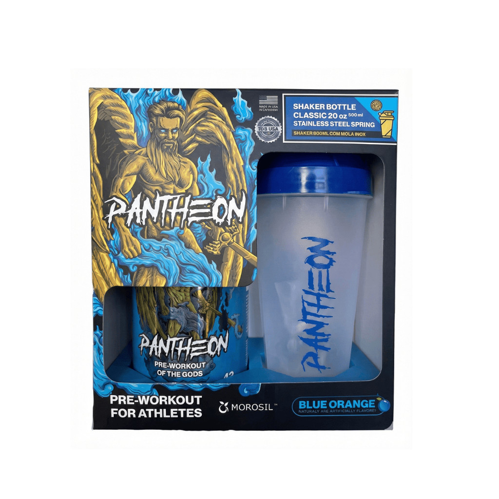 Pack Pré Treino Growth Pantheon 210 Gr Coqueteleira 600 Ml Transp. Mola Inox Melhor Pré Treino Nacional 2026