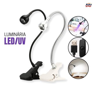 Mini cabine lanterna clip de mesa led uv secagem gel Para Unhas em Oferta na Shopee