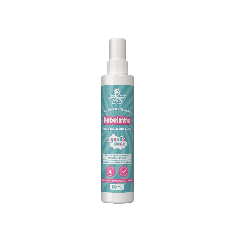 Kit Skin Care Completo Algodão doce Infantil Bio Instinto 3 itens — imagem 2 de 2