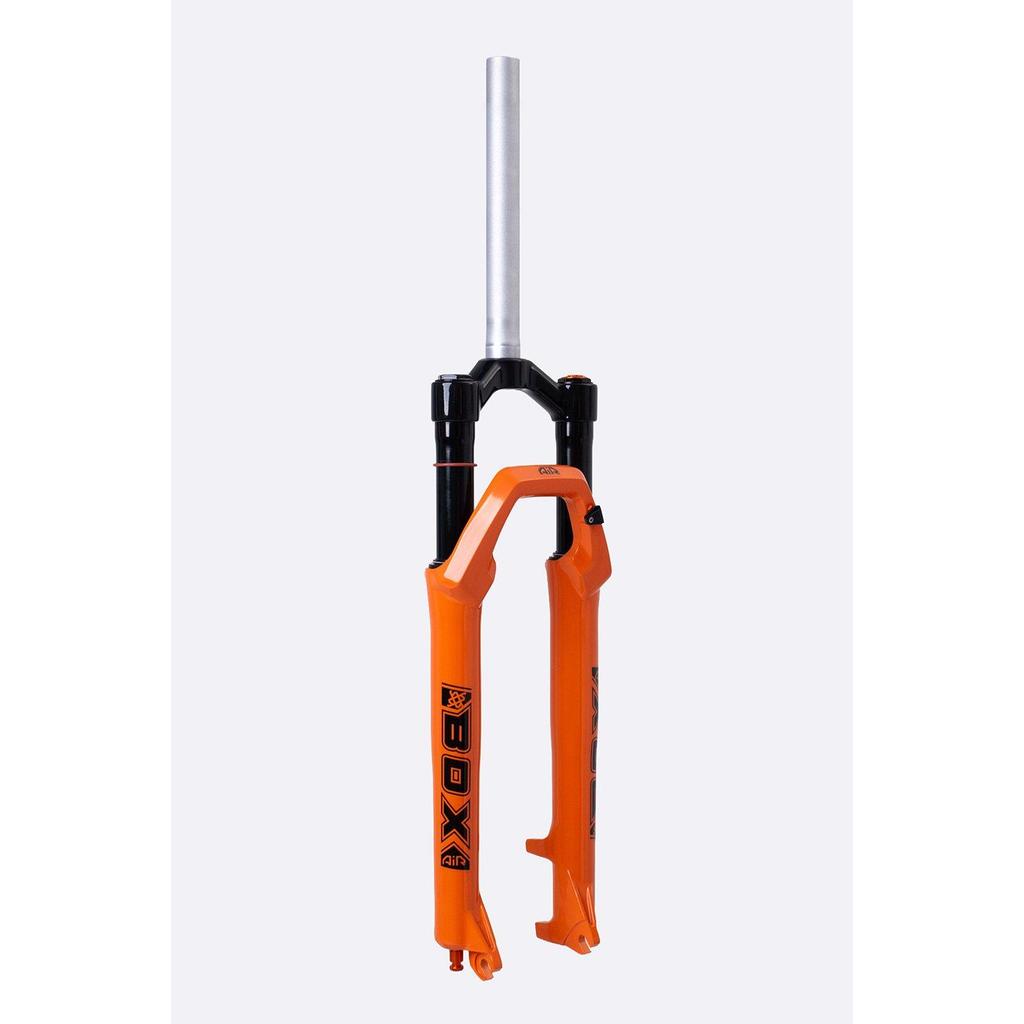 Suspensão Bike HUPI BOX Espiga Reta 100mm Aro 26, 27.5 e 29 Laranja