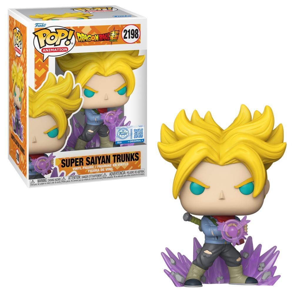 Boneco Funko Pop! Exc Dragon Ball Saiyajin Trunks com Chase em Oferta na Shopee