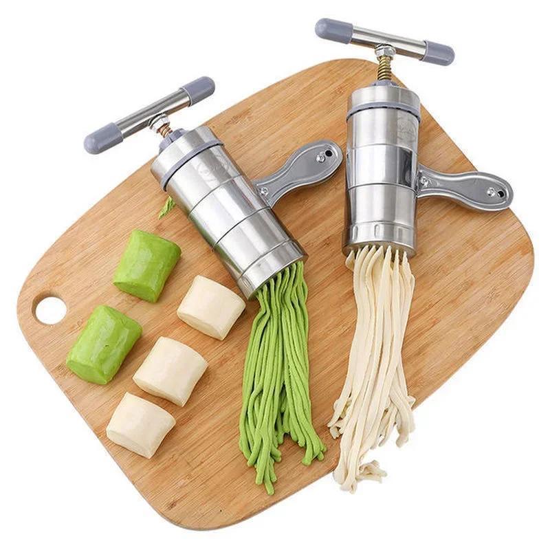 Máquina Manual Doméstica De Macarrão Em Aço Inoxidável , Ferramentas De Cozinha , Pressão , De Prensagem , Multifu , Fab