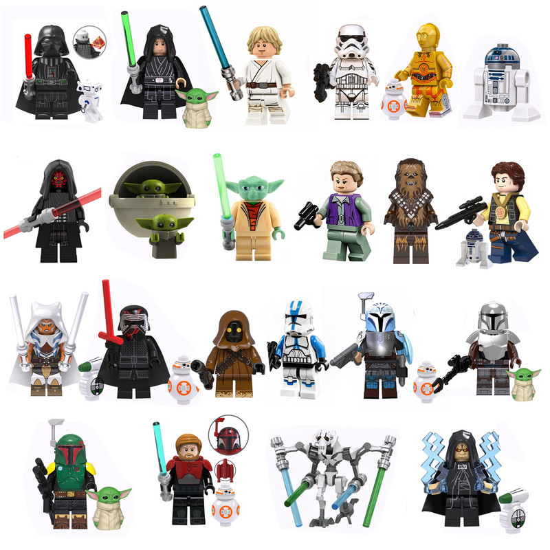 BONECO STAR WARS BLOCO DE MONTAR