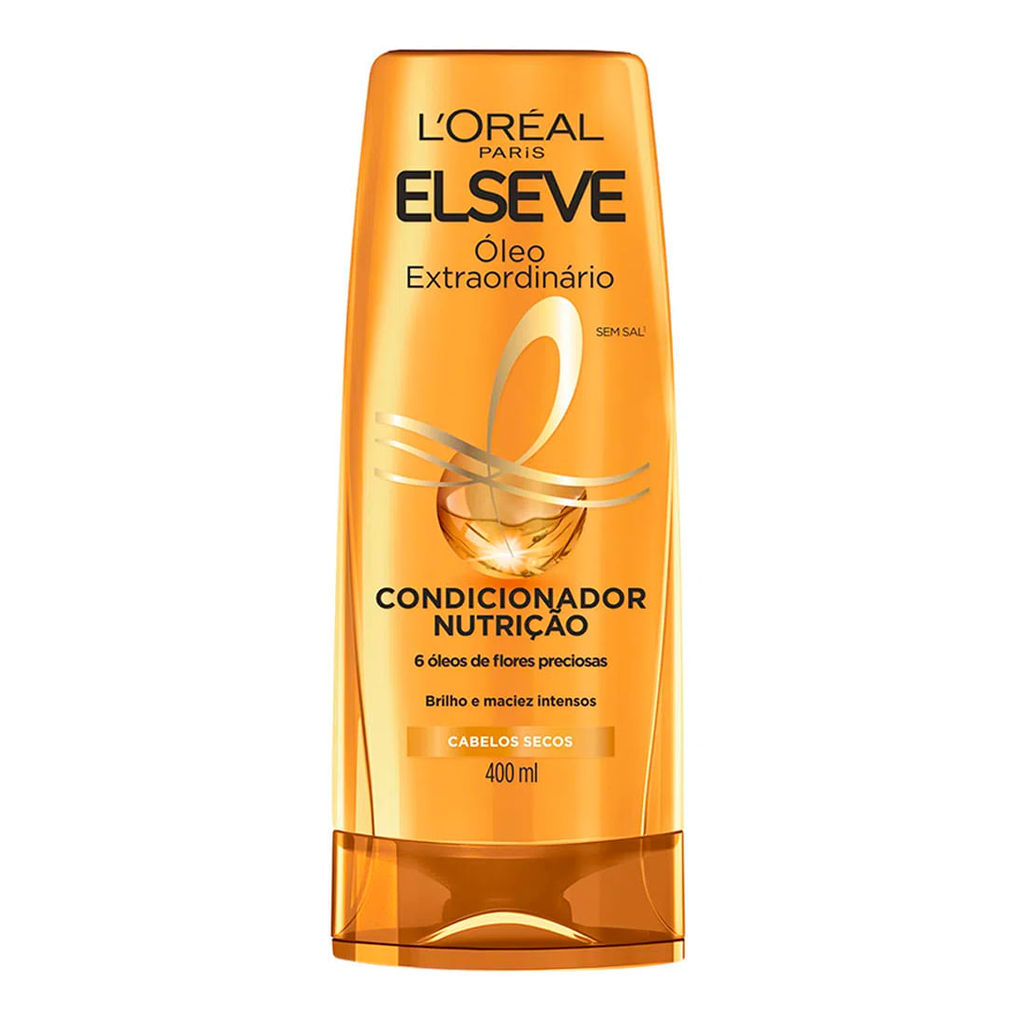 Condicionador Elseve Óleo Extraordinário Nutrição 400ml em Oferta na Shopee
