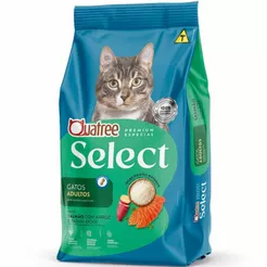 Ração Quatree Select Gatos Adultos Sabor Salmão e Arroz 10kg