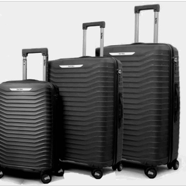 Conjunto Malas Polipropileno Batiki Holanda P/M/G Rodas duplas 360° - Cadeado TSA embutido