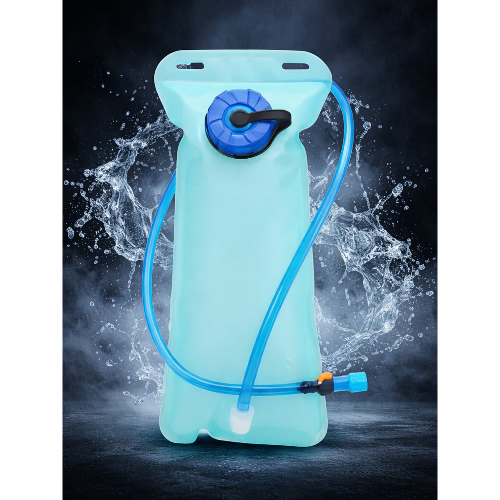 Refil Reservatório De Água 2L Com Mangueira Para Mochila Hidratação Bike Ciclismo Camping Trilha Bolsa Bicicleta