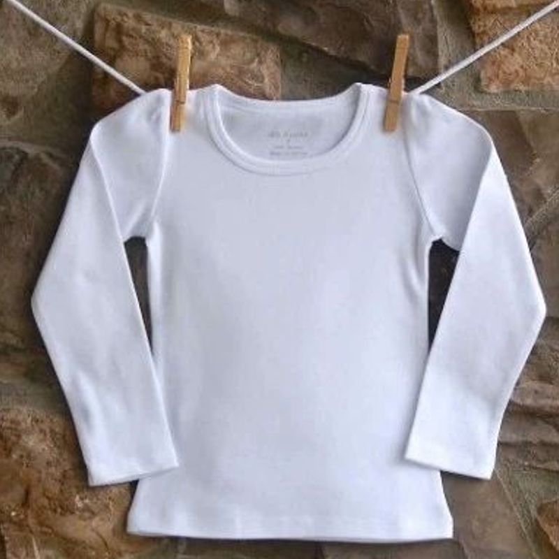 Crianças roupas infantis novo estilo roupas de outono esportes All-Match puro algodão manga comprida camiseta em torno d