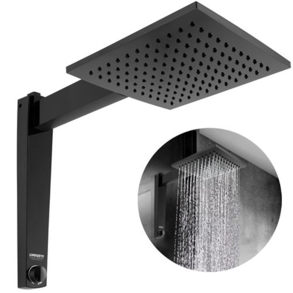 Chuveiro Acqcentury Eletrônico Preto 220V 7500W Lorenzetti