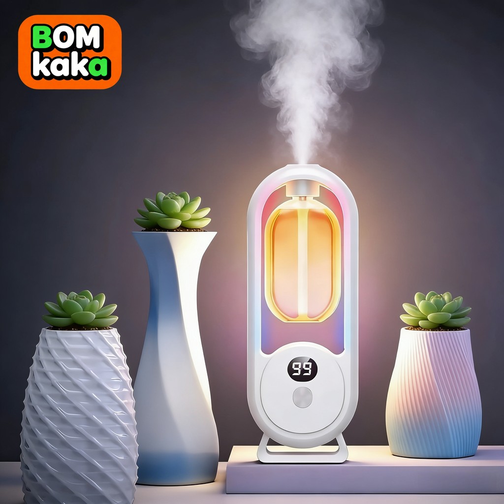 Difusor de aromas sem fio para parede | Umidificador e purificador de ar com óleos essenciais