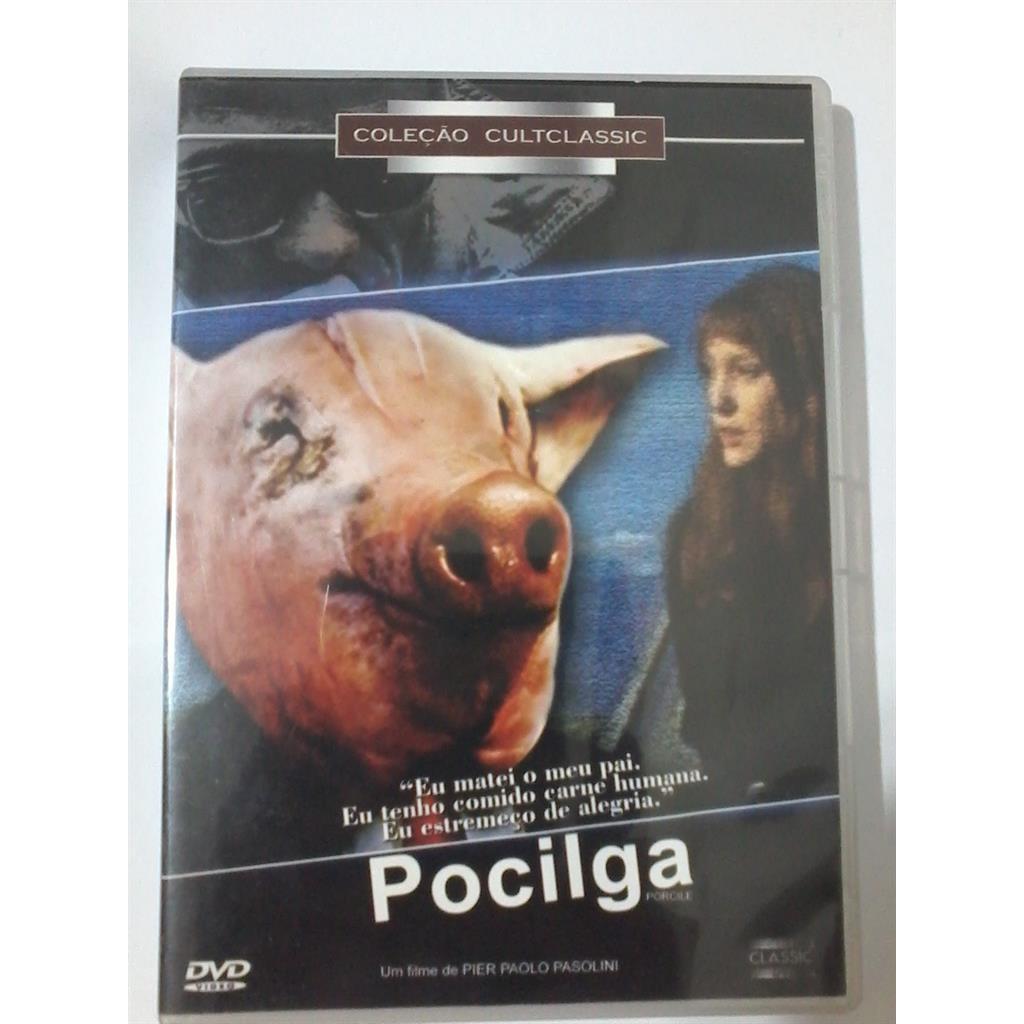 DVD Pocilga - Pier Paolo Pasolini editora Pier Paolo Pasolini