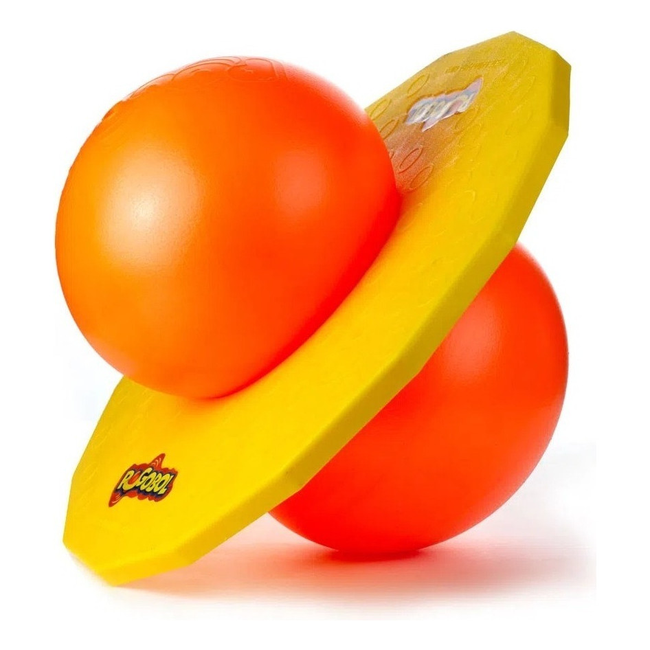Pogobol Amarelo E Laranja Pula Pula Estrela Forma Redonda
