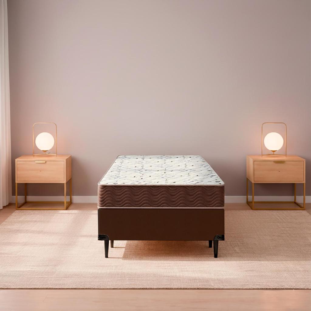 Cama box e Colchão ISO 150 D45 – Solteirão(108x198)-Ortobom em Oferta na Shopee