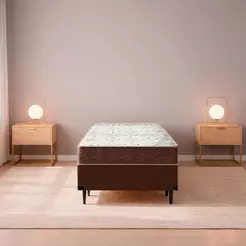 Cama box e Colchão ISO 150 D45 – Solteirão(108x198)-Ortobom