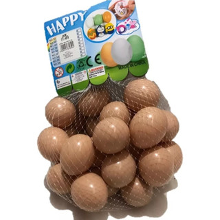 Kit Ovos Falsos Brincadeira Plástico Para Indez Galinha Cor Colorido