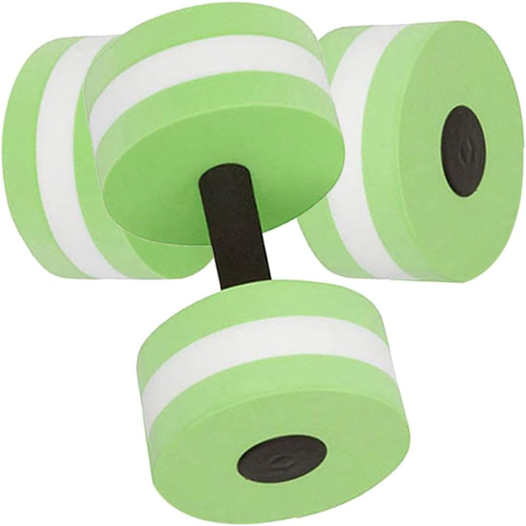 TOYANDONA 2Pcs Halteres de Espuma Aquática para Exercícios na Piscina Halteres de Água Eva para Treinamento de Resistênc