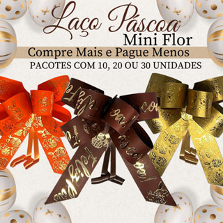 Laços Prontos Para Presente e Embalagem Laço Páscoa Eco  Mini Flor COMPRE MAIS E PAGUE MENOS em Oferta na Shopee