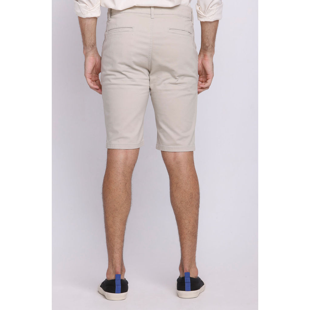 Bermuda Masculina Sarja Peletizada Básica Polo Wear Areia