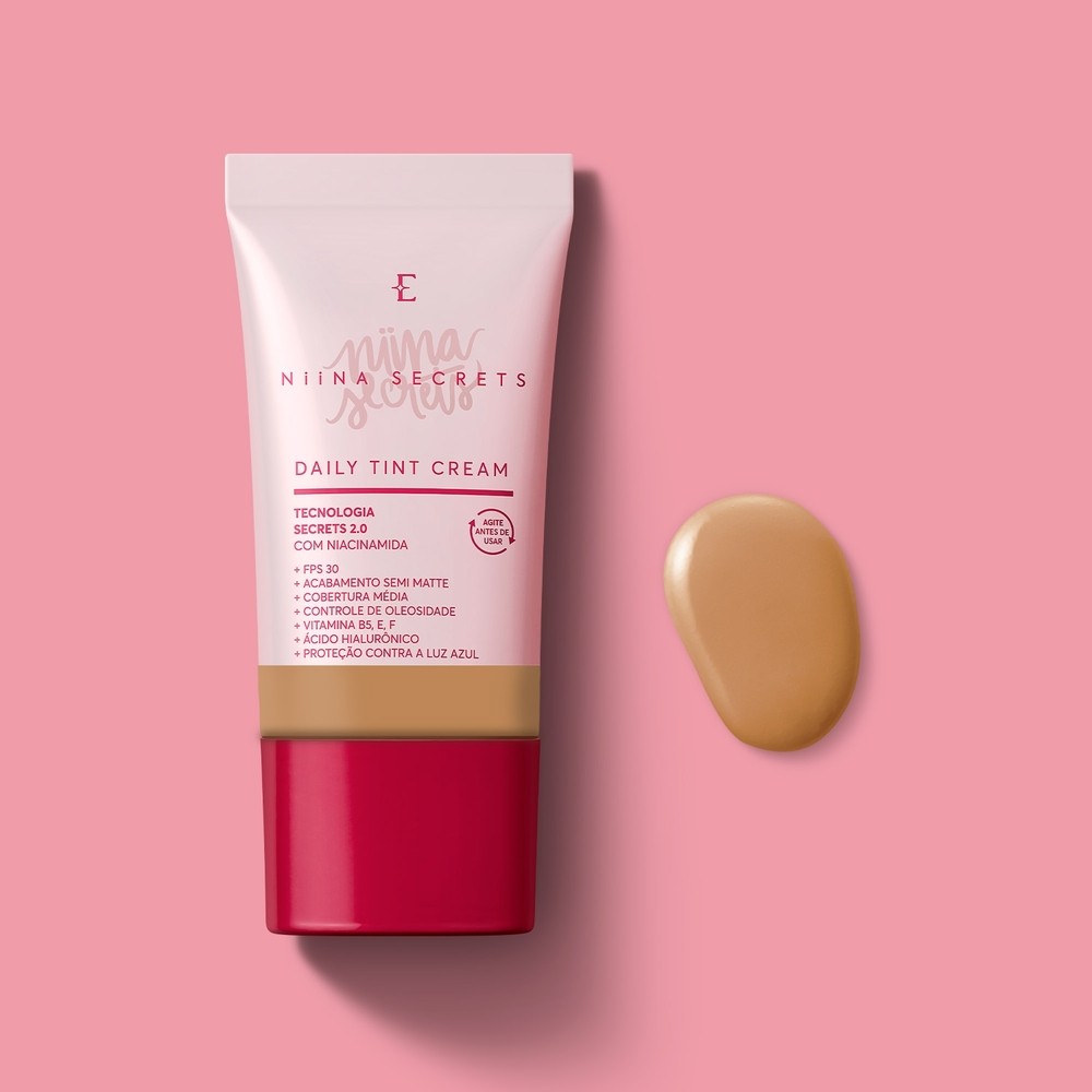Eudora Base Líquida Cor 35 Daily Tint Cream Niina Secrets 25ml — imagem 2 de 2