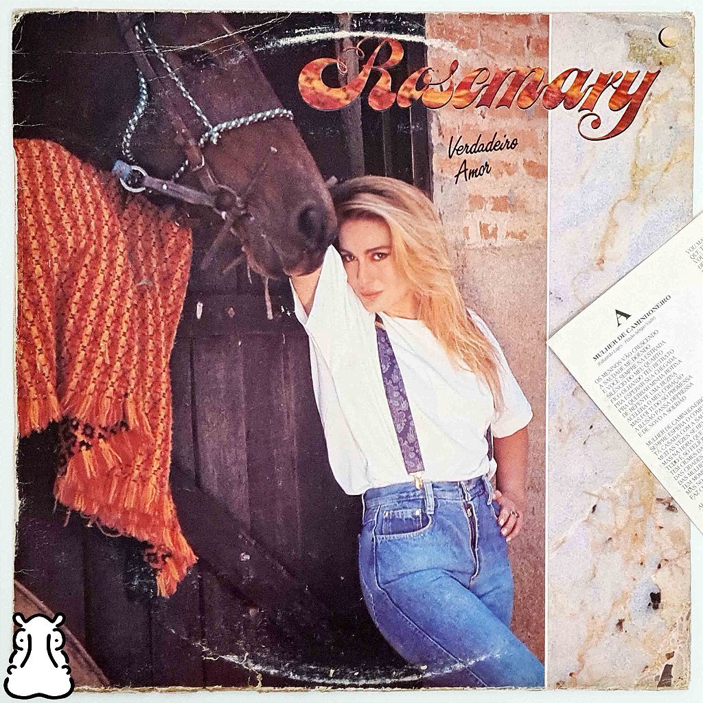 LP Rosemary - Verdadeiro Amor Disco Vinil 1992 Encarte - Hm