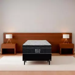 Cama Box e Colchão Airtech Progressive – Solteiro(88x188) - Ortobom