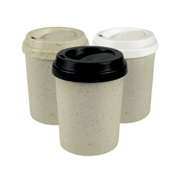 Kit 80 Copo de Café 250ml Eco Madeira com Tampa Bucks